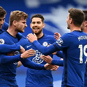 Chelsea's Timo Werner Scores First Goal vs Southampton in Empty Stamford Bridge