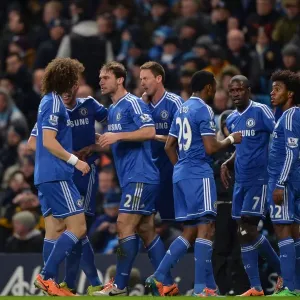 Chelsea FC Print: Ivanovic's Etihad Stadium Goal Celebration Chelsea FC Print: Ivanovic's Etihad Stadium Goal Celebration