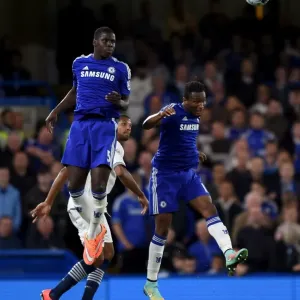 Chelsea FC Print: Zouma and Mikel in Action against Bolton Chelsea FC Print: Zouma and Mikel in Action against Bolton