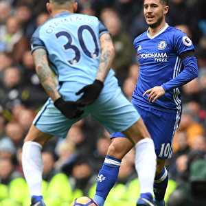 Clash at the Etihad: Hazard and Luiz Go Head-to-Head in Premier League Battle