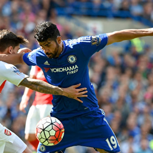 Clash at Stamford Bridge: Diego Costa vs. Hector Bellerin - Premier League Battle