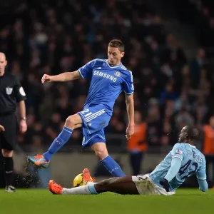 Print of Nemanja Matic vs Yaya Toure, Manchester City v Chelsea Print of Nemanja Matic vs Yaya Toure, Manchester City v Chelsea