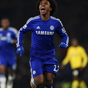Da Silva-Willian Scores First Goal: Chelsea's Thrilling FA Cup Victory Over Watford (January 4, 2015)