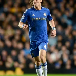 David Luiz in Action Print - Chelsea vs. QPR Stamford Bridge 2013