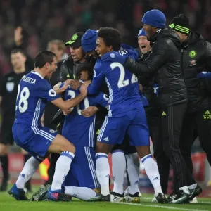 David Luiz Scores the Opener Print David Luiz Scores the Opener Print