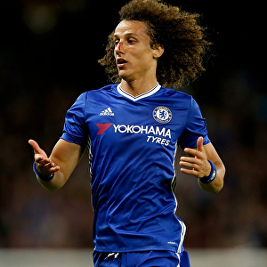 David Luiz Soaring High: Chelsea vs Liverpool - Premier League at Stamford Bridge