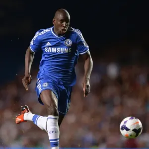 Demba Ba Scores Print, Chelsea vs Aston Villa, Stamford Bridge