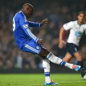 Demba Ba Scores Chelsea's Fourth Goal Print