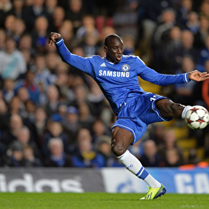 Demba Ba Scores Chelsea's Third Goal: UEFA Champions League - Chelsea vs. Schalke 04 (November 6, 2013) - Stamford Bridge