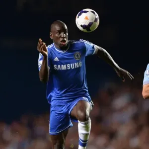 Demba Ba Scores Print: Chelsea vs Aston Villa (21st August 2013)