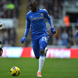 Demba Ba Scores the Game-Winning Goal for Chelsea Against Newcastle United at St. James Park, Barclays Premier League (February 2, 2013)