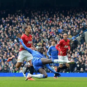 Demba Ba Scores the Opener Print, Chelsea FA Cup Quarter Final 2013 Demba Ba Scores the Opener Print, Chelsea FA Cup Quarter Final 2013