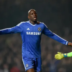 Demba Ba Print - Chelsea vs Tottenham Matchday Photo