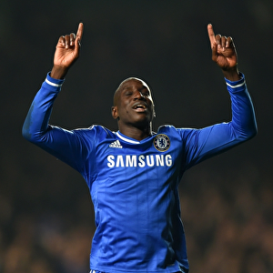 Demba Ba's Fourth Goal: Chelsea's Victory Celebration vs. Tottenham (March 8, 2014)