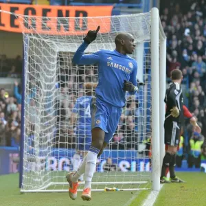 Demba Ba Print - Chelsea vs West Bromwich Albion Matchday Photo Demba Ba Print - Chelsea vs West Bromwich Albion Matchday Photo
