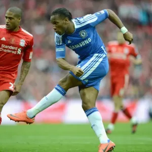 Didier Drogba FA Cup Victory Print Didier Drogba FA Cup Victory Print