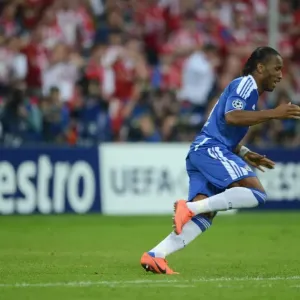 Didier Drogba Champions League Victory Print