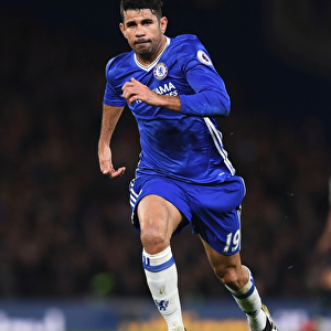 Diego Costa in Action: Chelsea vs. Tottenham Premier League Rivalry