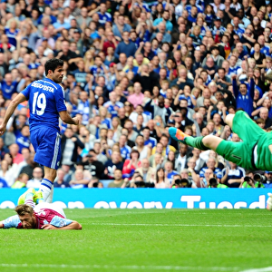 Diego Costa Scores Chelsea's Second Goal: Aston Villa vs. Chelsea, Barclays Premier League, Stamford Bridge (September 27, 2014)