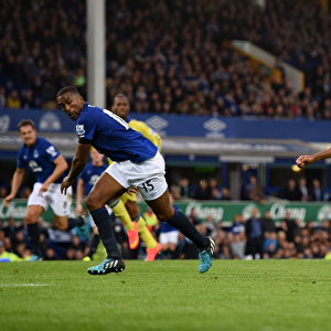 Diego Costa Scores Chelsea's Sixth Goal: Everton 0-6 Chelsea (Barclays Premier League, Goodison Park, 30th August 2014)