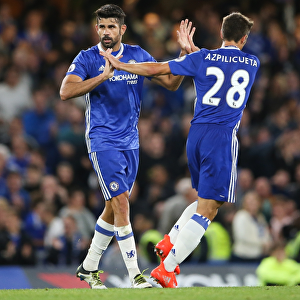 Diego Costa Scores First Goal for Chelsea Against Liverpool in Premier League at Stamford Bridge (PA Images)