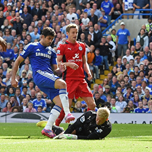 Diego Costa Scores First Goal: Chelsea's Triumph Over Leicester City (August 23, 2014)