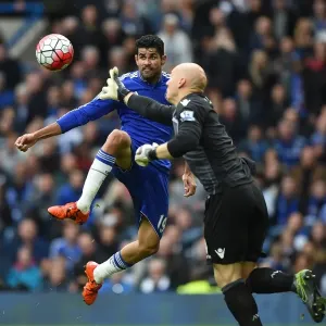 El Diego Costa contra el Brad Guzan: Una Batalla en Stamford Bridge - El Chelsea contra la villa de Astún, Liga Primera Inglesa (Octubre del 2015): Un enfrentamiento entre porteros El Diego Costa contra el Brad Guzan: Una Batalla en Stamford Bridge - El Chelsea contra la villa de Astún, Liga Primera Inglesa (Octubre del 2015): Un enfrentamiento entre porteros