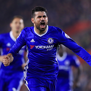 Diego Costa's Brace: Chelsea's Victory at Southampton's St Marys Stadium (Premier League)