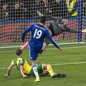 Diego Costa's Debut Goal: Chelsea's Victory Over Norwich City in the Premier League (November 2015)
