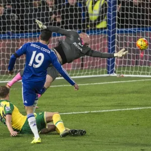 Diego Costa's Premier League Debut Goal Print (November 2015) Diego Costa's Premier League Debut Goal Print (November 2015)