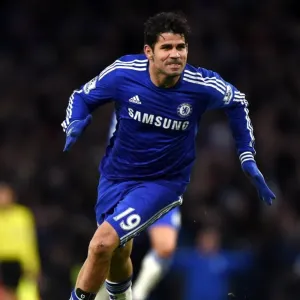 Diego Costa Print - Chelsea vs Newcastle United 2015 Diego Costa Print - Chelsea vs Newcastle United 2015