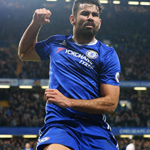 Diego Costa's Four-Goal Rampage: Chelsea Crush Stoke City in Premier League Clash
