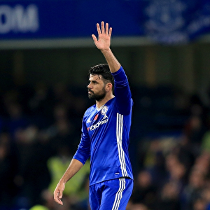 Diego Costa's Hat-Trick: Chelsea's Dominant Victory Over Everton in the Premier League (Home Game)