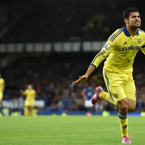 Diego Costa Six-Goal Blitz Print Diego Costa Six-Goal Blitz Print