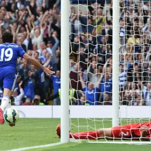 El debut emocionante de Diego Costa: El primer gol de Chelsea contra la Ciudad del Lecester el 23 de agosto de 2014