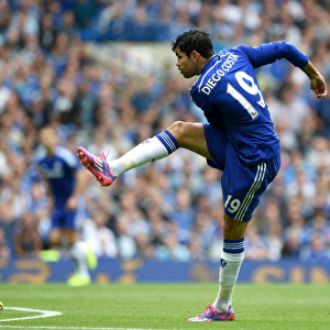 Diego Costa's Thrilling Shot at Glory: Chelsea vs Swansea City, Barclays Premier League, Stamford Bridge (September 13, 2014)