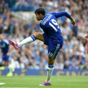 Diego Costa Print - Stamford Bridge Action