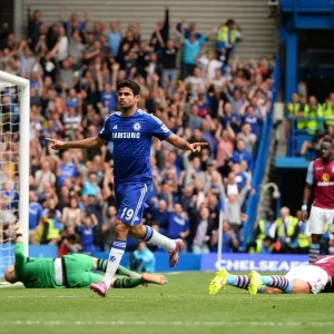 Diego Costa Print - Stamford Bridge Debut Goal
