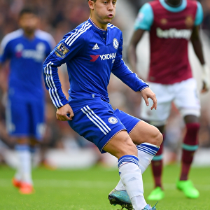 Eden Hazard in Action: Chelsea vs. West Ham United, Premier League Showdown (October 2015)