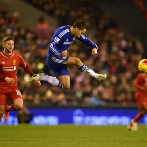 Eden Hazard Print at Anfield 2015