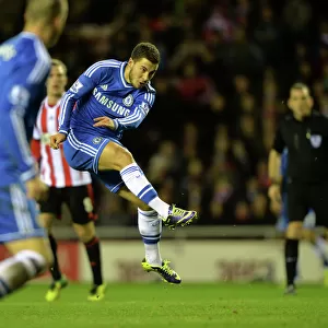 Eden Hazard Scores Chelsea's Third Goal: Sunderland 4-0 Chelsea (Barclays Premier League, December 4, 2013)