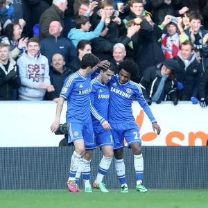Print of Eden Hazard Scoring Against Hull City