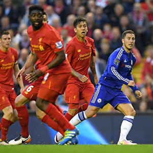 Eden Hazard Strikes First: Liverpool vs. Chelsea (Premier League, Anfield, 2015-16) - Chelsea's Opening Goal by Hazard