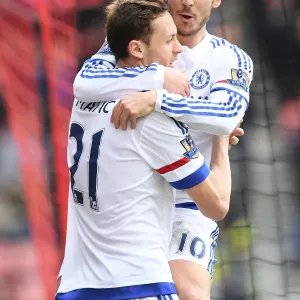 Print of Eden Hazard's Goal Celebration Print of Eden Hazard's Goal Celebration