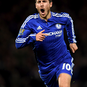 Eden Hazard's Brilliant Brace: Chelsea's Thrilling 2-1 Victory Over Tottenham Hotspur (2015-16 Premier League)
