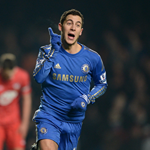 Eden Hazard's Brilliant Brace: Chelsea's Victory Over Southampton in the Premier League (16th January 2013)