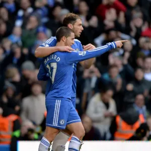 Print of Eden Hazard's Double: Chelsea Triumph Over Newcastle Print of Eden Hazard's Double: Chelsea Triumph Over Newcastle