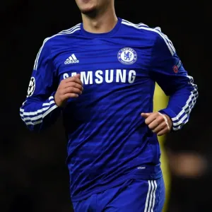 Eden Hazard Print: Chelsea's Mitja Viler Own Goal Celebration (21.10.2014)