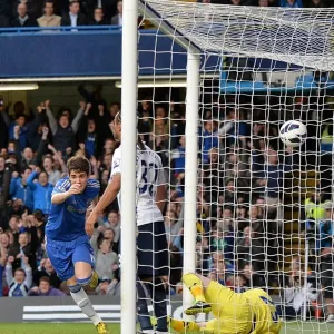 Print of Embolo-Oscar: Chelsea's Opening Goal Against Tottenham