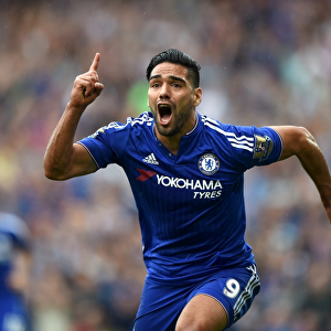 Falcao Scores First Goal: Chelsea's Victory Over Crystal Palace in August 2015 (Barclays Premier League)